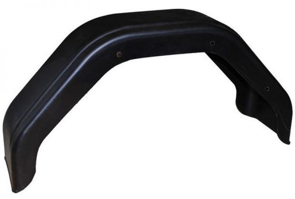 Plastový blatník 13" čierny - navŕtany ako ĽAVÝ pre Ebeco prívesy N2-N2,5