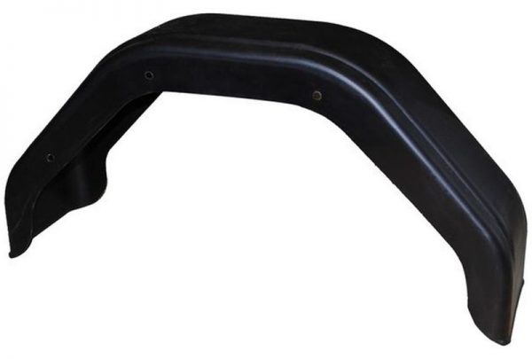 Plastový blatník 13″ čierny - navŕtany ako PRAVÝ pre Ebeco prívesy N2-N2,5