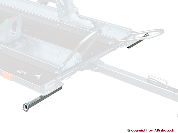 Predlžovací diel pre montáž 2 ks motorkových držiakov - 1 ks. Držiak motorky